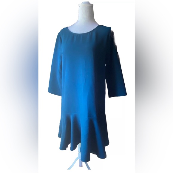 Everly M‎ Turquoise Dress - Picture 1 of 7